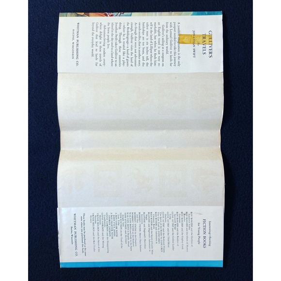 VTG 1940 HC Gulliver's Travels by Johnathan Swift Whitman Publishing Co W/ DJ - Picture 16 of 16